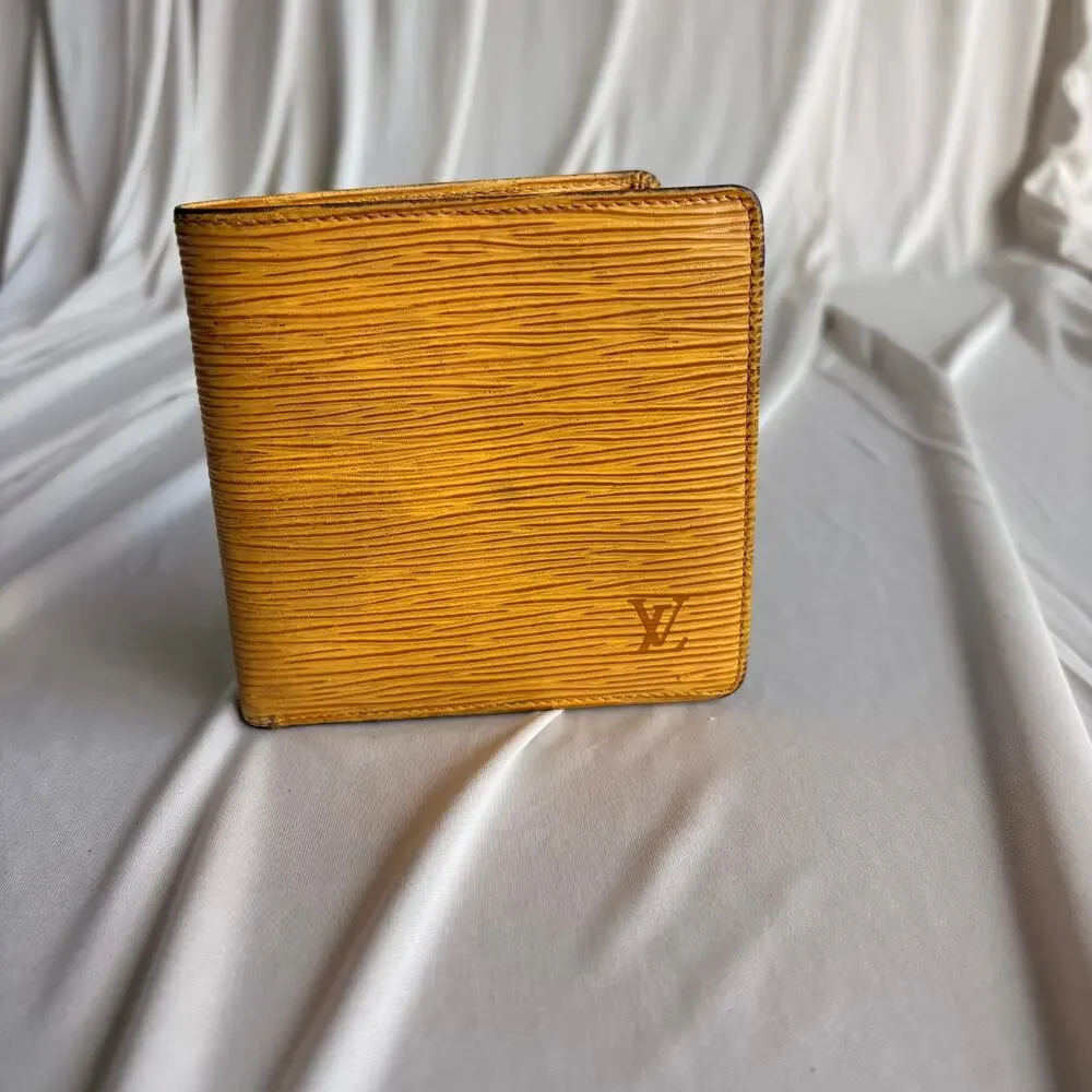 Louis Vuitton Marco Bifold Wallet - Tassil Yellow Epi Leather